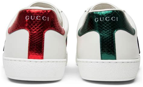 gucci ace snake bee|Gucci snakeskin shoes.